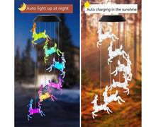Solar Halloween Wind Chime Light - Elk
