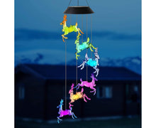 Solar Halloween Wind Chime Light - Elk