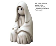 Spooky Ghost Garden Sculpture Halloween Ornament - D