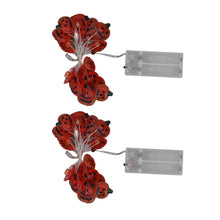 2sets Pumpkin Lights String 2 Meters 20 Lights Waterproof Portable Plastic Plug Free Halloween Lights for Decoration