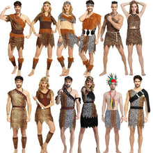 Adult Savage Halloween Leopard Print Polyester As Yi Adult Red Dot Female Savage All yards