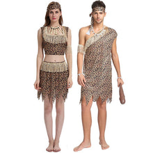 Adult Savage Halloween Leopard Print Polyester As Yi Adult Red Dot Female Savage All yards