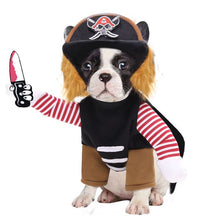 Pirate Pet Costume Dog Clothes Halloween L Polyester Pirate Killer Transformation L (suitable for pets weighing about 55kg)