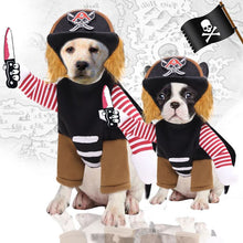 Pirate Pet Costume Dog Clothes Halloween L Polyester Pirate Killer Transformation L (suitable for pets weighing about 55kg)