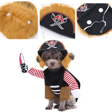 Pirate Pet Costume Dog Clothes Halloween L Polyester Pirate Killer Transformation L (suitable for pets weighing about 55kg)