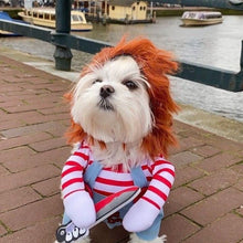 Pet Halloween Costume Small Medium Dog Cat Stand-Up Snowman Transformation Suit L (bust 60-70cm)