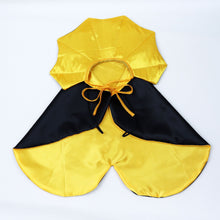 Pet Cape Halloween Cat Dog Adjustable Cloth yellow horn cape Free size