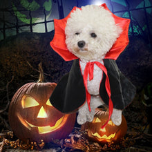 Pet Cape Halloween Cat Dog Adjustable Cloth Purple Horn Cape Free size