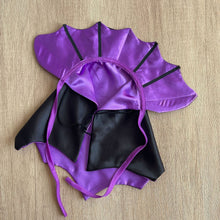 Pet Cape Halloween Cat Dog Adjustable Cloth Bat cape purple Free size