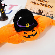 Halloween Dog Cat Pumpkin Hat Costume Black + Orange Pumpkin Hat M (37cm L x 9cm W x 9cm H)