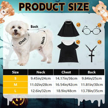 AMOOR Dog Cat Halloween Costume Nuns Set Nun costume set (4 pieces) L