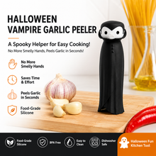 Unleash Some Bite-Sized Kitchen Fun with This Vampire Garlic Peeler – A Quirky Halloween-Inspired Silicone Tube That Effortlessly Strips Cloves in Seconds, Perfect for Home Cooks, Party Prep, and Gift-Giving to Garlic Lovers with a Dark Sense of Humor (Bl