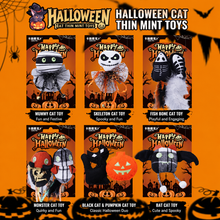 Delight your feline friend this spooky season with our Halloween-themed catnip toys, featuring plush skeletons, mummies, and pumpkins that awaken your cat’s playful instincts for hours of self-amusing fun. (Lace Adhesive)