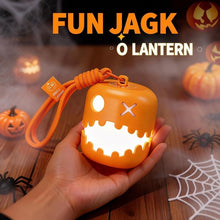 Dual-Expression Halloween Pumpkin Night Light with 7 Modes, Pull-String Control, and Rechargeable Battery – Spooky Festival Decor, Kids' Handheld Prop, and Cozy Bedside Lamp (1PCS)