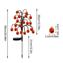 Bring Eerie Charm to Your Outdoor Space with Solar-Powered Halloween Stake Lights – Pumpkin, Skull, Spider & Pirate Motifs, 20 LED, Auto On/Off, Perfect for Garden Paths (Mini Injection Pumpkin, 3PCS)