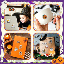 100PCS Non-Repeating Halloween Stickers, Vinyl Waterproof Holiday Stickers | Halloween Goodie Bag Stuffers, Kids and Youth Adult Party Favors Gifts Party Supplies Decorations