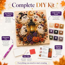 Halloween 3D Diamond Art Set: Spooky-Cute DIY for Home Decor, Parties & Gifts (Black)
