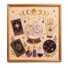 DIY Mystic Crystal Ball Art Kit for Beginners, Perfect for Home & Halloween Decor (gold)