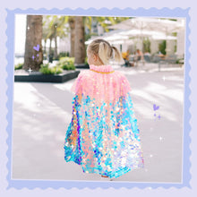 9PCSKids' Mermaid Princess Dress-Up Set for Pretend Play, Birthday Parties & Halloween (Pink)