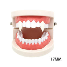 Cosplay Vampire Fangs Fake Teeth for Halloween Costume Party Dress Up 2PCS Prop Set - 13mm-1Piar