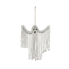 Halloween Ghost Hanging Decoration Handwoven Cotton for Home Party Yard Porch