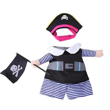 Halloween Dog Costume Pet Accessories Funny Dress Up for Small Medium Dogs - New Pirate-S