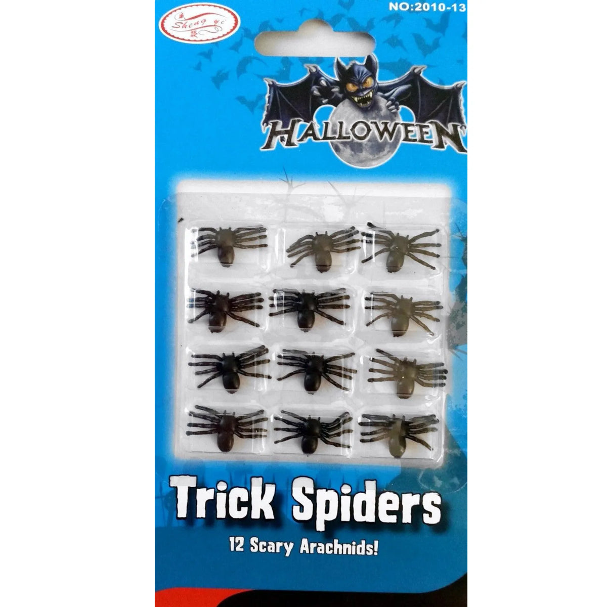 36x MINI FAKE SPIDERS Trick Halloween Scary Arachnids Joke Prank Small Gag Toy Bug
