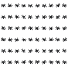 60x MINI FAKE SPIDERS Trick Halloween Scary Arachnids Joke Prank Small Gag Toy Bug