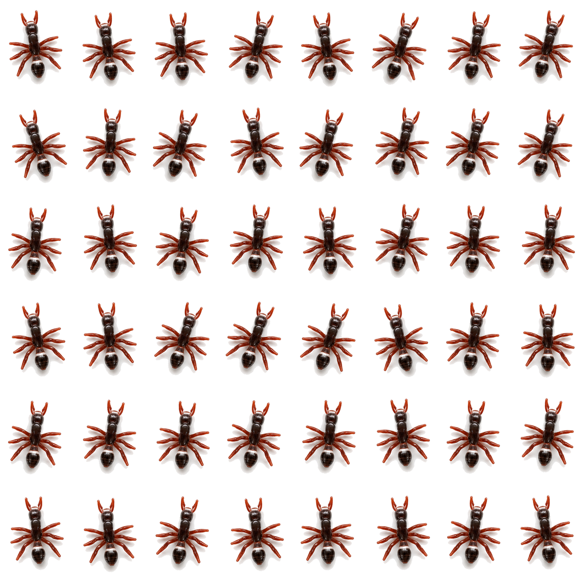 48x MINI FAKE ANTS Trick Halloween Scary Creepy Joke Prank Small Gag Toy Bug