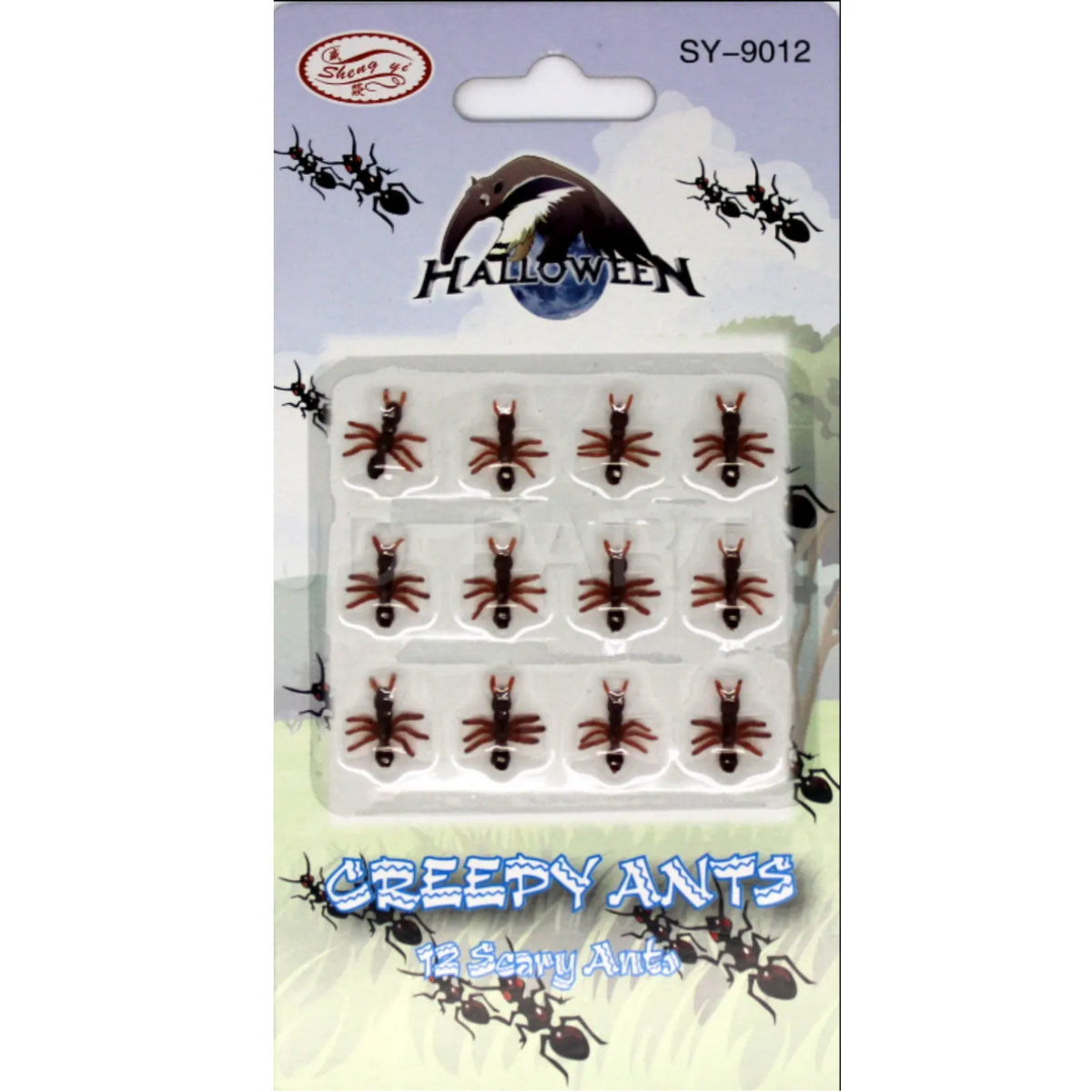 48x MINI FAKE ANTS Trick Halloween Scary Creepy Joke Prank Small Gag Toy Bug