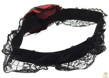 Skull & Rose Leg Garter Skeleton Halloween Costume Party Lace Scary