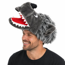 WOLF HAT Funny Party Costume Adult Childrens Animal Fancy Dress Halloween Cap