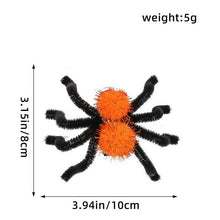 Halloween Spider Hair Clip Set 2 Pack Orange Costume Party Accessory for Dress Up Events