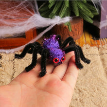Halloween Spider Hair Clips 2 Pack Orange and Purple Costume Accessory for Party Dress Up