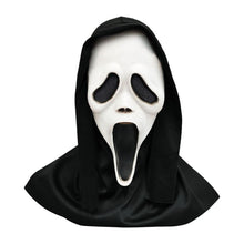 Scream Ghost Face Mask - Halloween Cosplay Latex Hood Mask for Horror Parties, Masquerades and Haunted Houses (Style 1)