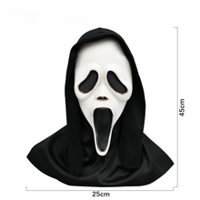 Scream Ghost Face Mask - Halloween Cosplay Latex Hood Mask for Horror Parties, Masquerades and Haunted Houses (Style 5)