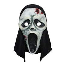 Scream Ghost Face Mask - Halloween Cosplay Latex Hood Mask for Horror Parties, Masquerades and Haunted Houses (Style 7)