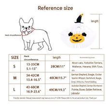 L Size Halloween Pumpkin Ghost Dog Costume - Polyester Pet Fancy Dress with Witch Hat and Spider Detail, Lightweight for Small Dogs and Cats