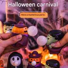 Halloween Squeeze Bubble Toy（Ghost）  - PVC Squishy Figures with Pop-Up Bubble, Cute Stress Relief Decor for  Party Favors and Desk Display