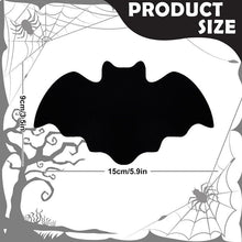 5-pieces 15*9cm Halloween bat-shaped mat - Felt Non-Slip Heat Resistant Table Mat for Party Dining and Gothic Home Deco