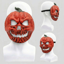 2-pack Scary Pumpkin Mask - PU Foam Pumpkin Head Costume Prop, DIY Halloween Party Decoration for Carnival, Fancy Dress, Birthdays and Festive Displays