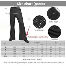 XXL size Men's 70s Disco Costume Set - Gold Plaid shirt with Black Bell Bottom Pants & Accessories, Retro Polyester Dance Outfit for Parties and Halloween