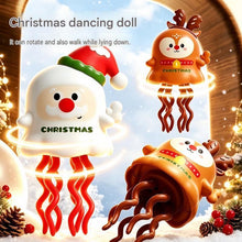Reindeer-inspired design Wind Up Dancing Toy - Halloween and Christmas ABS Plastic Twist Action Figure - Battery Free Spinning and Walking Motion for Party Favors and Holiday Decor