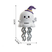 Ghost Character Design Wind Up Dancing Toy - Halloween and Christmas ABS Plastic Twist Action Figure - Battery Free Spinning and Walking Motion for Party Favors and Holiday Decor